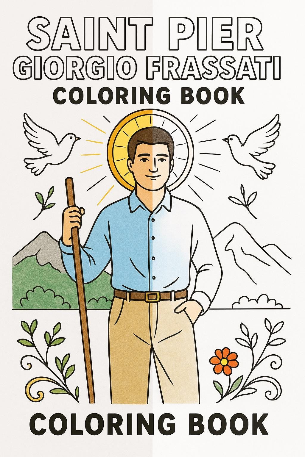 Saint Pier Giorgio Frassati Coloring Book: Catholic Homeschool (PDF)