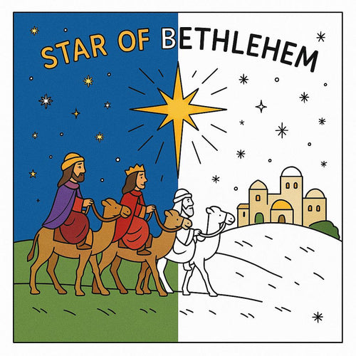 Advent Coloring Book for Kids | Christian Nativity & Wreath (PDF)
