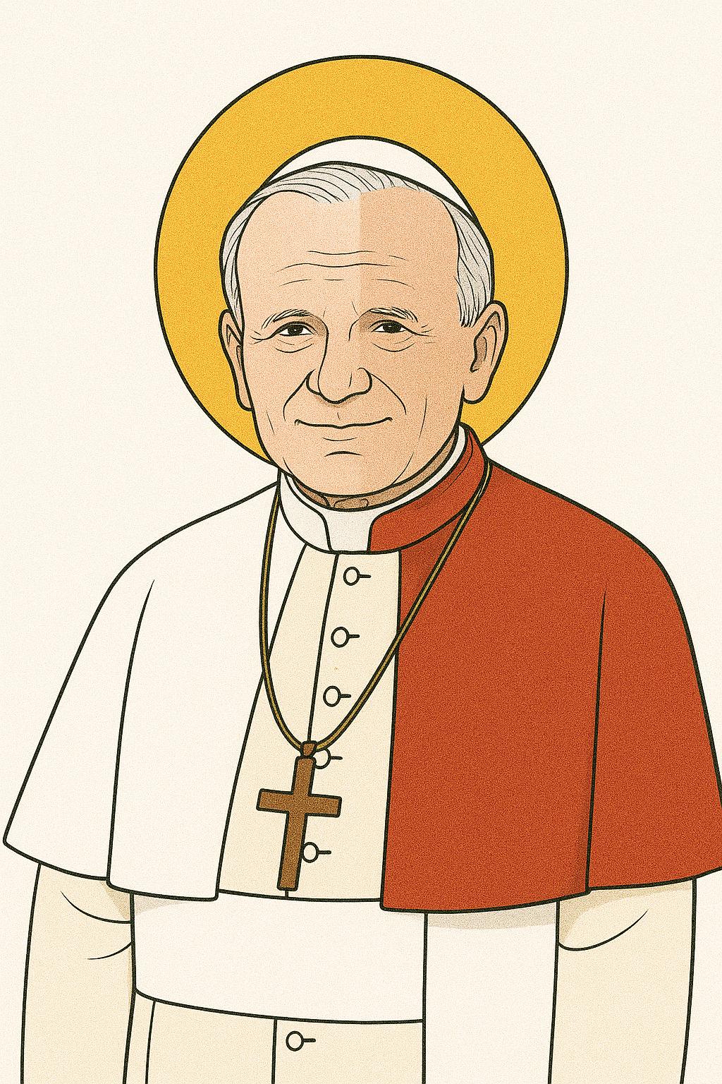 Saint John Paul II Coloring Book: Catholic Kids Printable (PDF)